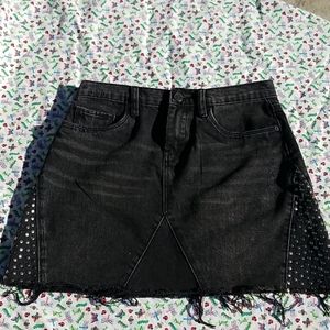 Black BlankNYC Denim Skirt